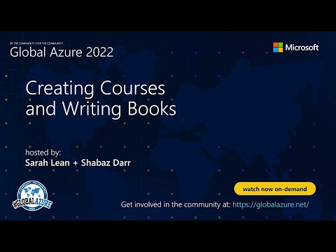 Creating Courses and Writing Books