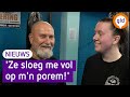 Romy bokst ondanks haar visuele beperking.