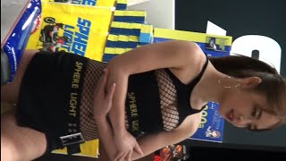 TMCS2023  SPHERELIGHT ブース 宇都宮茜 立花あい 綺咲あみ さん① 東京モーターサイクルショー2023