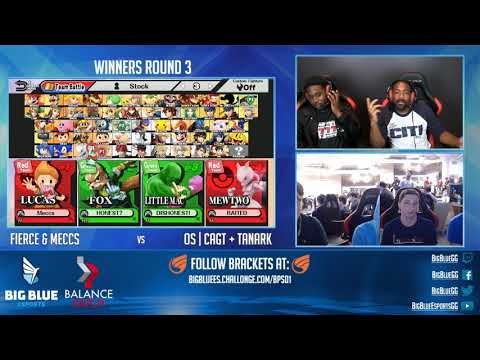 Balance Patch Smash 4 Doubles - FierceTaint + Meccs vs oS Cagt + Tanark - Winners Round 3