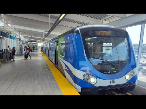 VANCOUVER SKYTRAIN: YVR/Airport Station (full station tour)