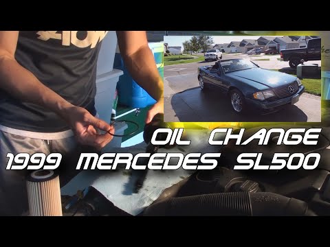 [TUT] 1999 Mercedes Benz SL500 - Change Motor Oil