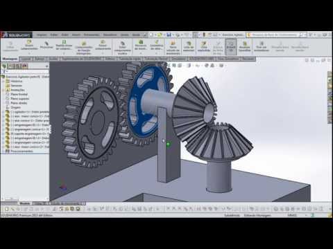 Aula 105 - Simulação de Movimento Parte 2 - Solidworks - Marcelo Pereira