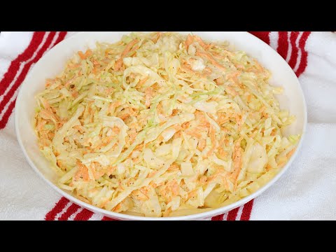 Classic Creamy Coleslaw Recipe