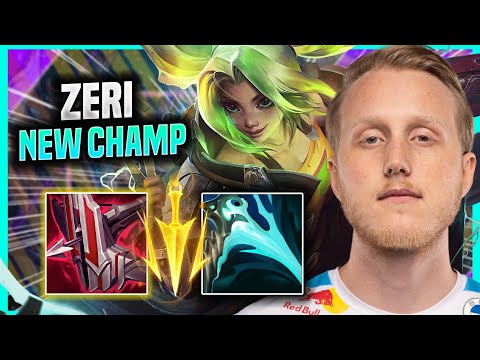 ZVEN IS READY TO PLAY ZERI NEW CHAMPION! - C9 Zven Plays Zeri ADC vs Samira! | Season 2022