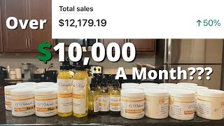 I MADE 10K IN ONE MONTH SELLING HAIR PRODUCTS!!! // Small Business // Super Detailed