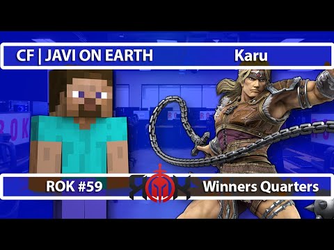 JAVI ON EARTH (Steve) vs Karu (Simon) - ROK Esports Smash Ultimate #59 - Winners Quarters