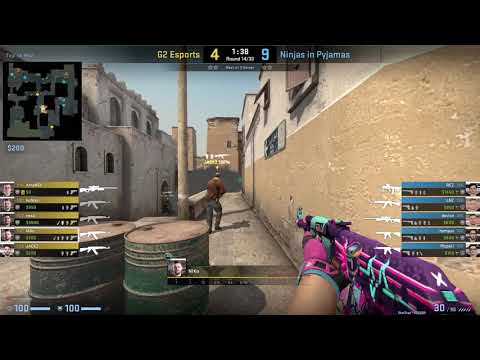 CS:GO POV Demo G2 NiKo (25/16) vs NiP (de_dust2)