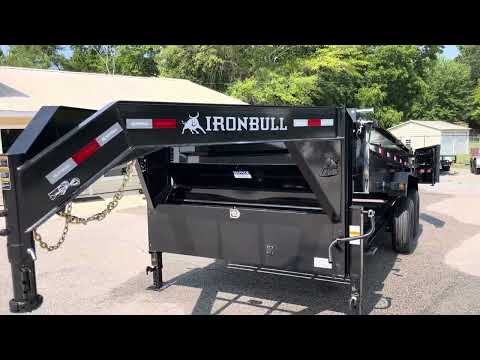 Ironbull 83x14 Dump Trailers 14k GVWR Gooseneck