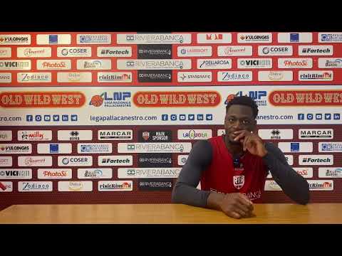 Apu Udine-Rivierabanca Rimini, pre partita con Zambelli e Anumba