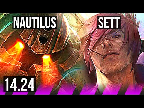 NAUTILUS & Caitlyn vs SETT & Corki (SUP) | KR Challenger | 14.24