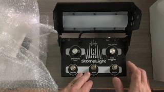 ThePedalGuy Unboxes the StompLight DMX Professional lighting effect pedal