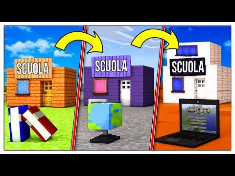 TRASFORMIAMO LA SCUOLA NOOB IN PRO! - Minecraft ITA