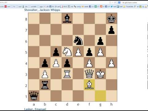 Key Moments in Chess History #117: Nuremberg 1896 - Lasker vs Showalter