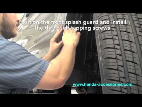 CRV Splash Guards Installation (Honda Answers #8)