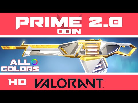 Prime Odin VALORANT Skin (ALL COLORS) | NEW Prime 2.0 Skins Showcase
