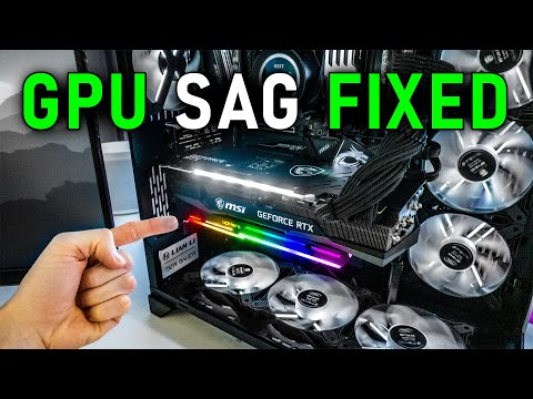 Metal Graphics Card Stand Durability Supporting 4060 5090 Graphics Cards Easy Installation Optimaled Heat Dissipation Computer Case Card video review thumbnail