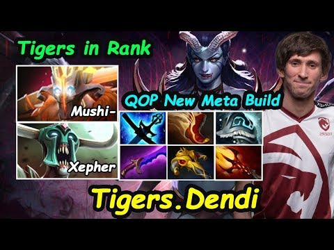 Tigers Dendi - [Queen of Pain] Midlane New Meta Build Vs Mushi | Dota2 7.20
