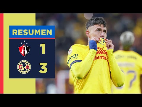 Resumen completo: Atlas 1 vs. 3 América | J12, CL25 | ¡De visita, sumando 3 puntos y con partidazo!