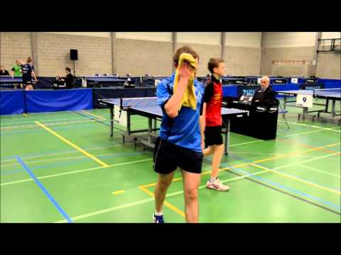 Laatste set finale Heren B Vlaamse Kampioenschappen... 2016