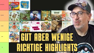 GESPIELT im November: 19 Sachen auf dem Tisch gehabt