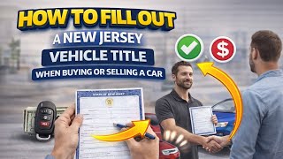 How To Fill Out A New Jersey Vehicle Title When Buying Or Selling A Ca