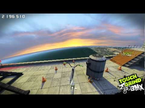 my high score on skyline - Touchgrind BMX