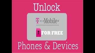 Unlock T-Mobile - How to unlock any T-Mobile Phone for Free