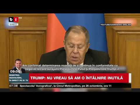 BILATERALA DIN UNGARIA, AMÂNATĂ_Știri B1TV_22 oct. 2025