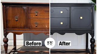 PAINTING A VINTAGE BUFFET | Before & After with Fusion Mineral Paint