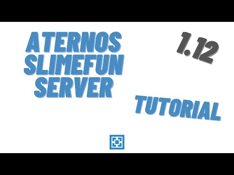 Slimefun-How to set up 1.12 Aternos slimefun server.