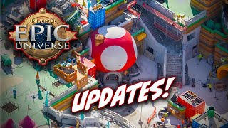 Toadstool Cafe is Here! HUGE Epic Universe Construction UPDATES!