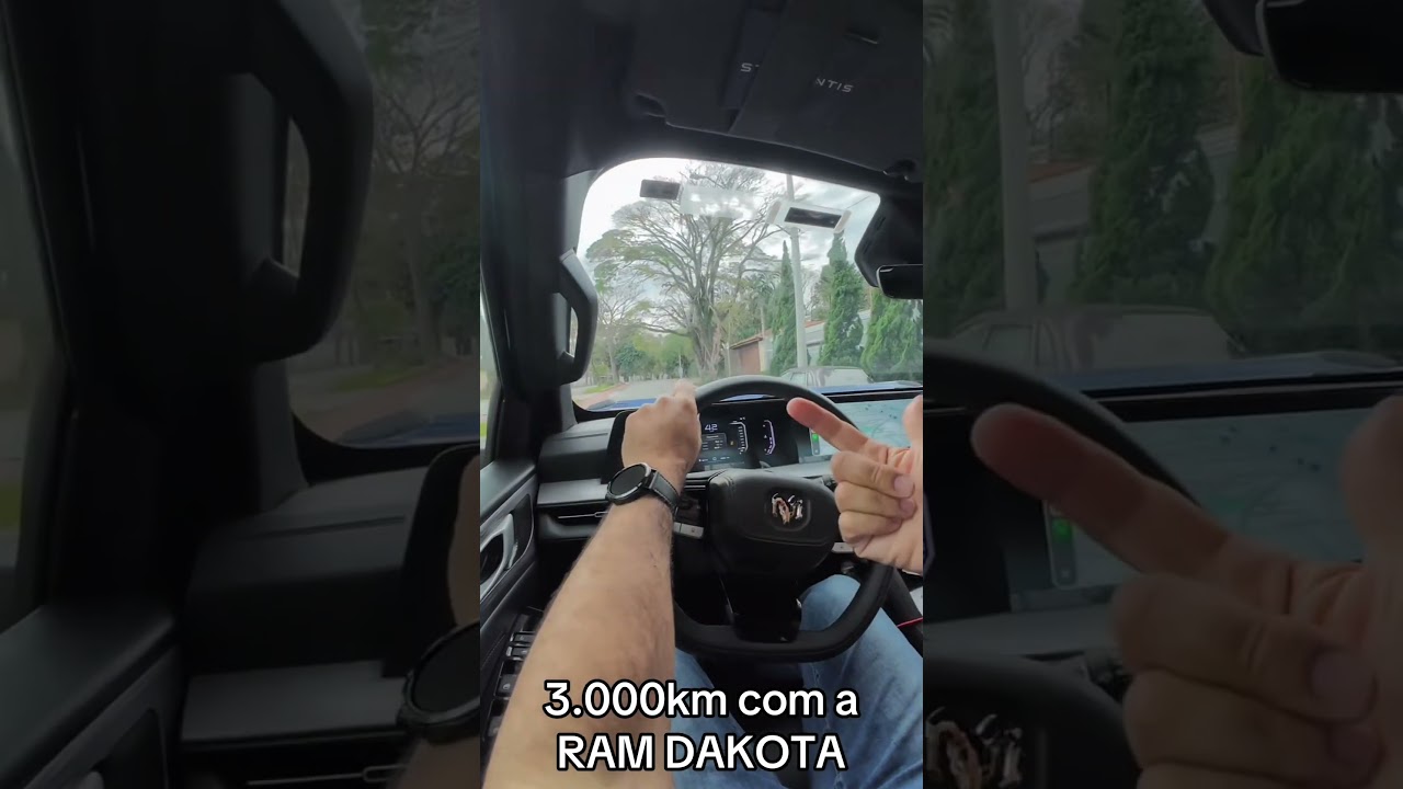 3.000km rodados com a RAM DAKOTA: motor de 200cv é potente e econômico ao mesmo tempo!