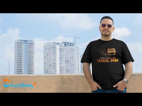 Profesjonalny tester piwa - męska koszulka z nadrukiem w Koszulkowy.pl