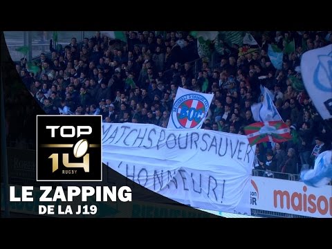 TOP 14 – Le Zapping de la J19– Saison 2016-2017