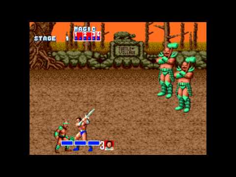 Golden Axe throw glitch and infinite combo