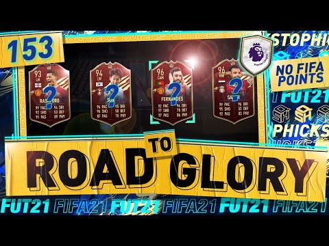 FIFA 21 PREMIER LEAGUE TOTS FUT CHAMPIONS REWARDS RED PLAYER PICKS - ROAD TO GLORY 153