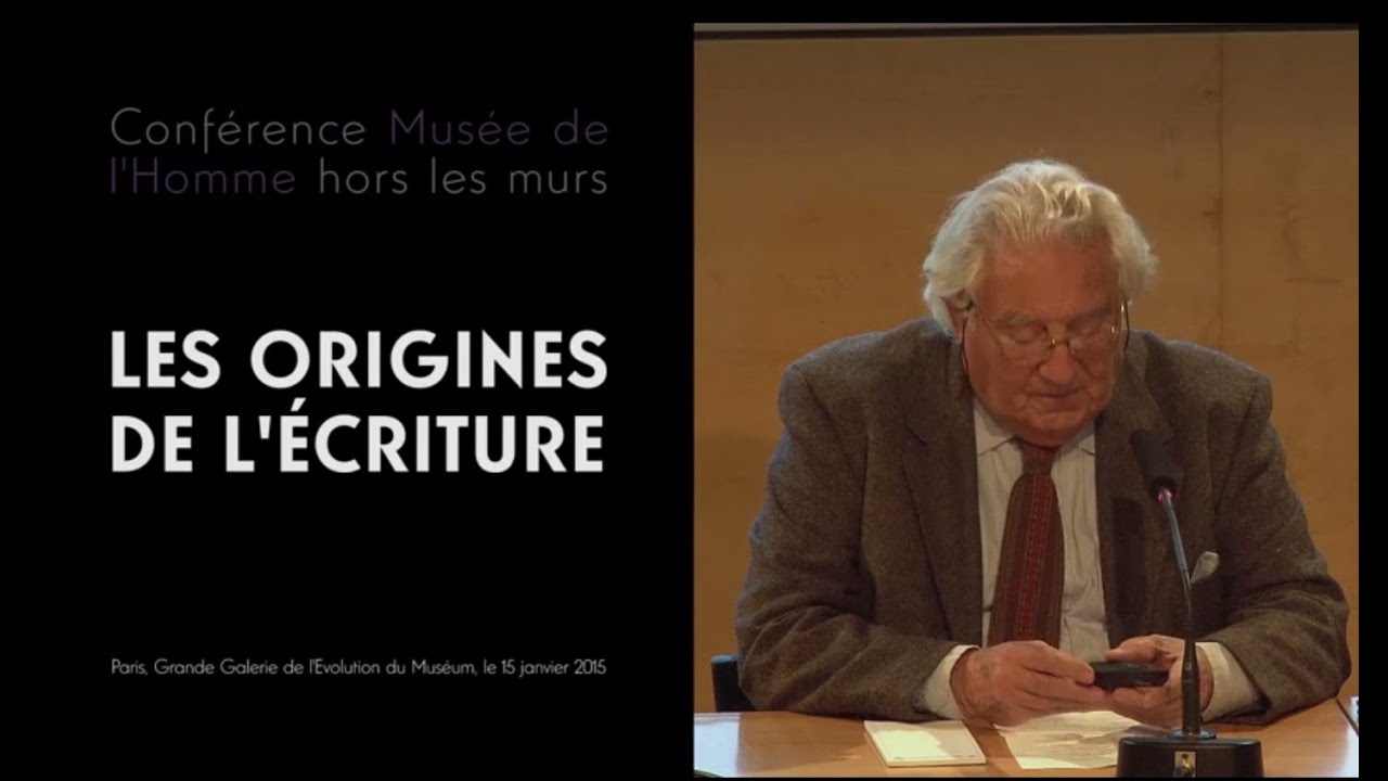 Emmanuel Anati, Des origines de l’écriture (Musée de l’Homme "hors les murs")