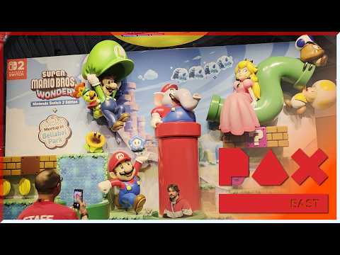 Super Mario Bros. Wonder Booth and Giveaways at PAX East 2026