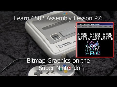 Bitmap Functions on the SNES / Super Famicom - Learn 6502 Lesson P7