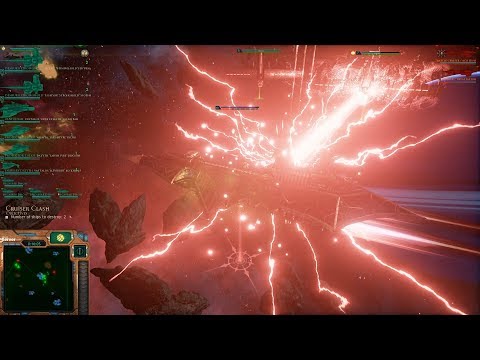 TAU Empire (Water Caste) vs Chaos! Rank 19 - Battlefleet Gothic Armada