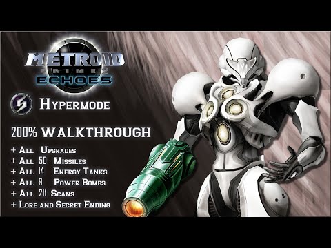 Metroid Prime 2 Echoes - MP Trilogy [Wii] - Hypermode Guide 200% / All Upgrades, Scans and Lore