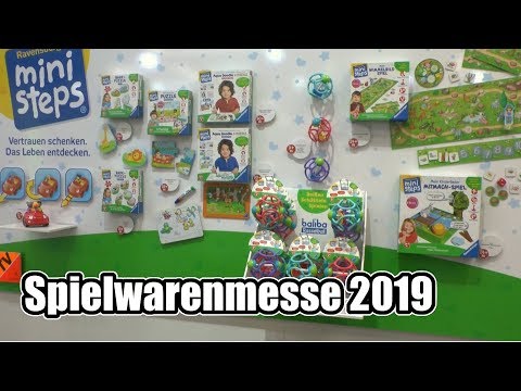 Spielwarenmesse 2019: Ravensburger mit mini steps + Aqua Doodle +  Spiele ab 2 Jahre