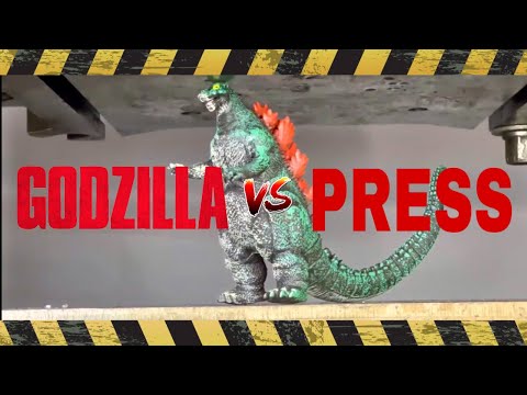 Godzilla vs. 100 ton press.  We could not crush Godzilla, she is Immortal.