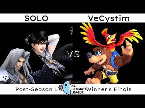 SNUL Post-Season 1 Winners Final - SOLO (Sephiroth, Bayonetta) Vs. VeCystim (Banjo & Kazooie)