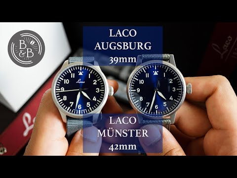 Laco Augsburg 39 vs Münster 42 Blaue Stunde - Impressive & Affordable Pilots Watch - Beans & Bezels
