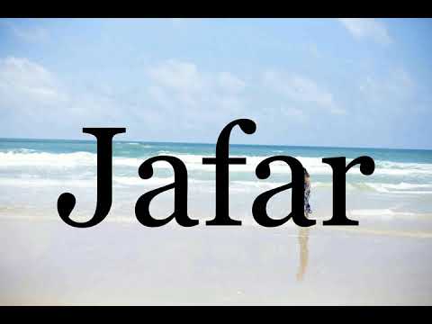 How To Pronounce Jafar🌈🌈🌈🌈🌈🌈Pronunciation Of Jafar