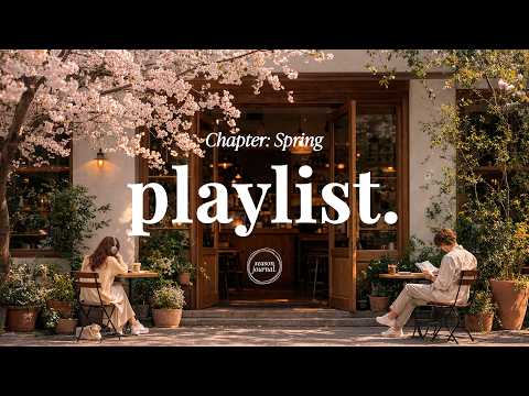 Spring Playlist 🥐 enjoy soft mornings at the corner cafe | Indie R&B Pop | season journal.