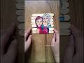 Anna Or Elsa Frozen Painting On Stick Drawing Annaandelsa Frozen Shorts Youtubeshorts Viralvideo Art
