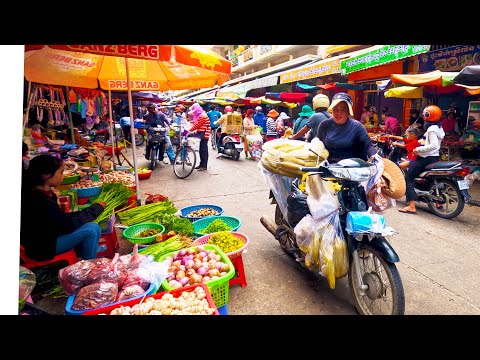 Food Rural TV, Daily Fresh Food and Lifestyle Street Food Market Food Tour Around Cambodian